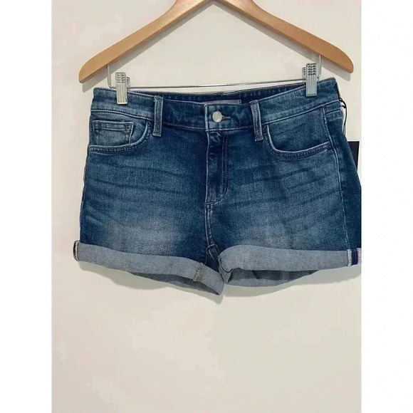 JOE'S Mid Rise Rolled‎ Cuff Denim Shorts In Cassandra Size 28 - Picture 1 of 12